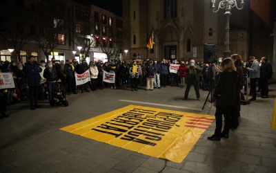 La concentració ha congregat unes 250 persones aquest vespre  | Roger Benet